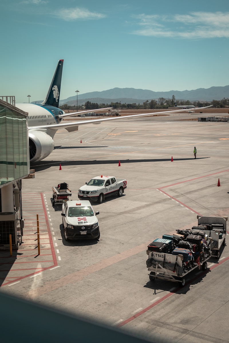 a large jetliner sitting on top of an airport tarmac